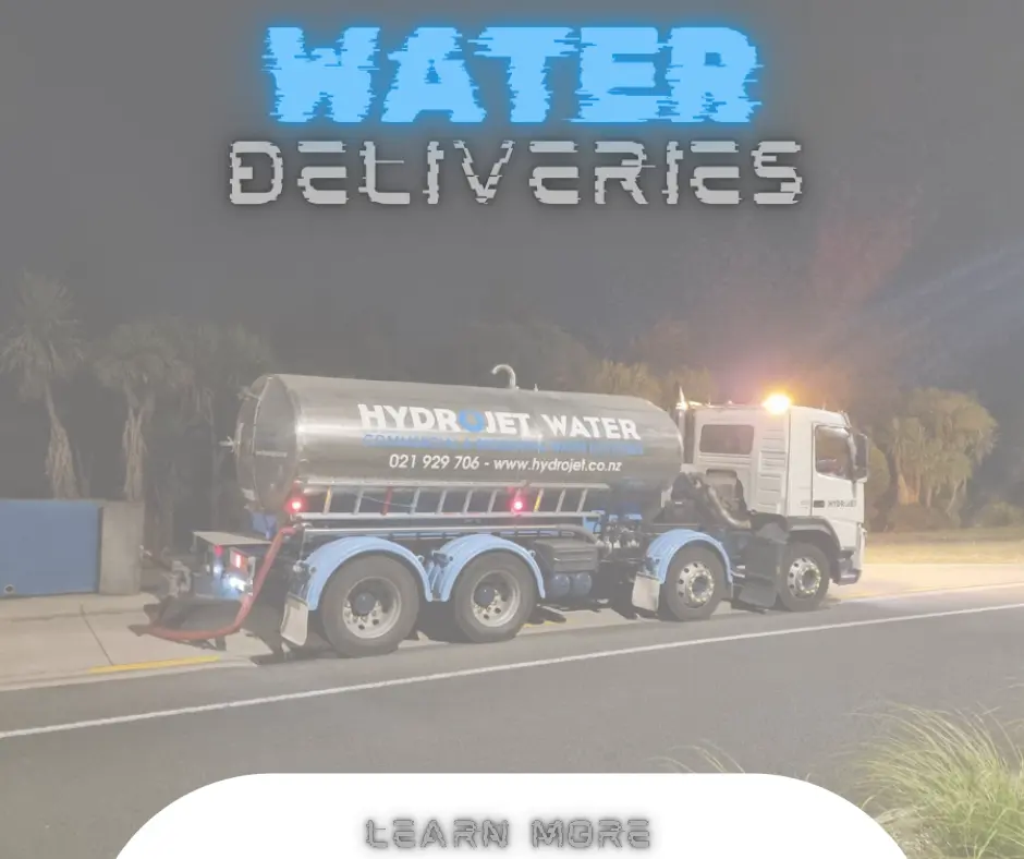 Bulk water delivery to rural tank in Waikato region