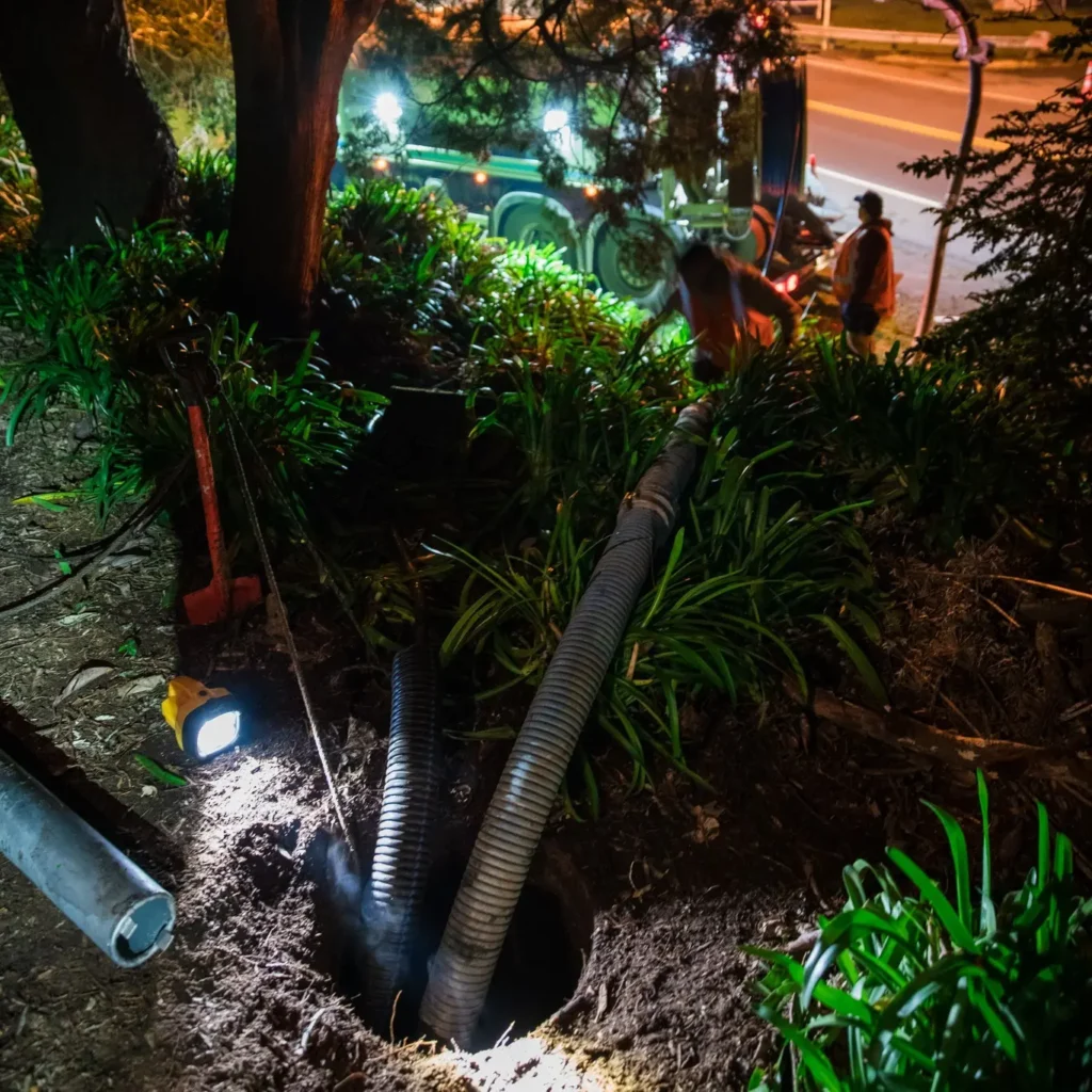 drain cleaning and sludge removal