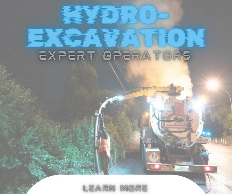 Non-destructive hydro-excavation near utility lines in Waikato