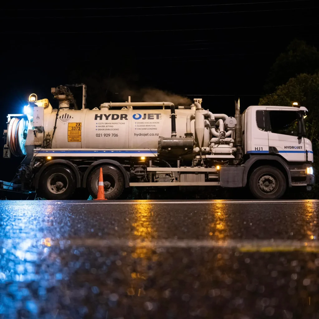 water jetting job completed in hamilton