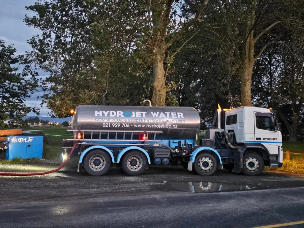 water delivery to commercial site in hamilton